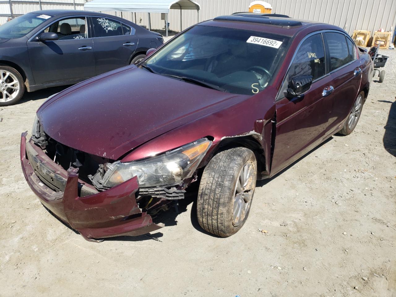 Photo 2 from auction – 2012 HONDA ACCORD EXL with VIN 1HGCP3F84CA028150
