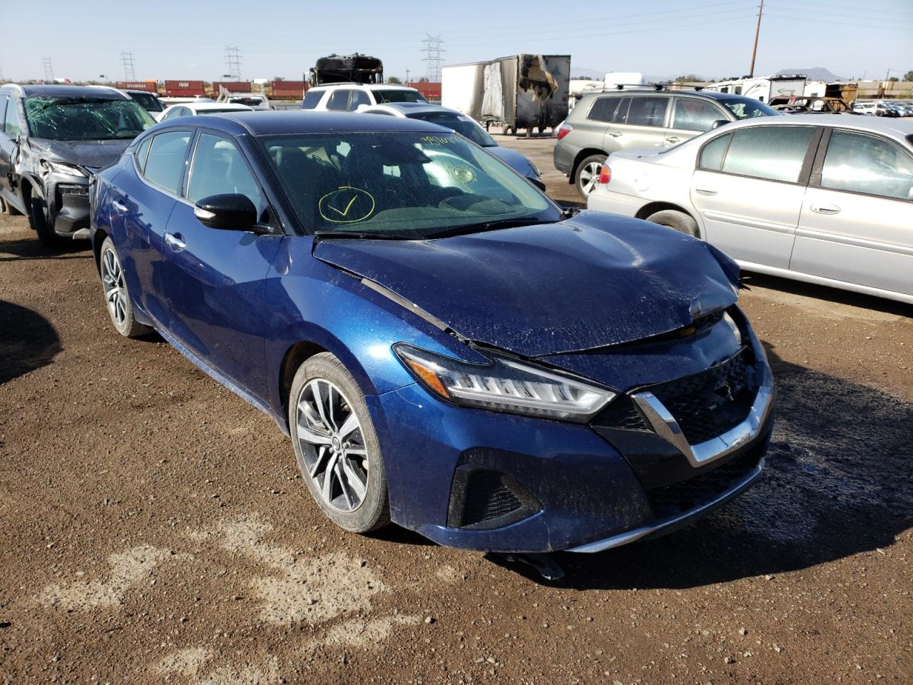 NISSAN MAXIMA SV 2020 with VIN 1N4AA6CV5LC361678 - Photo from auction