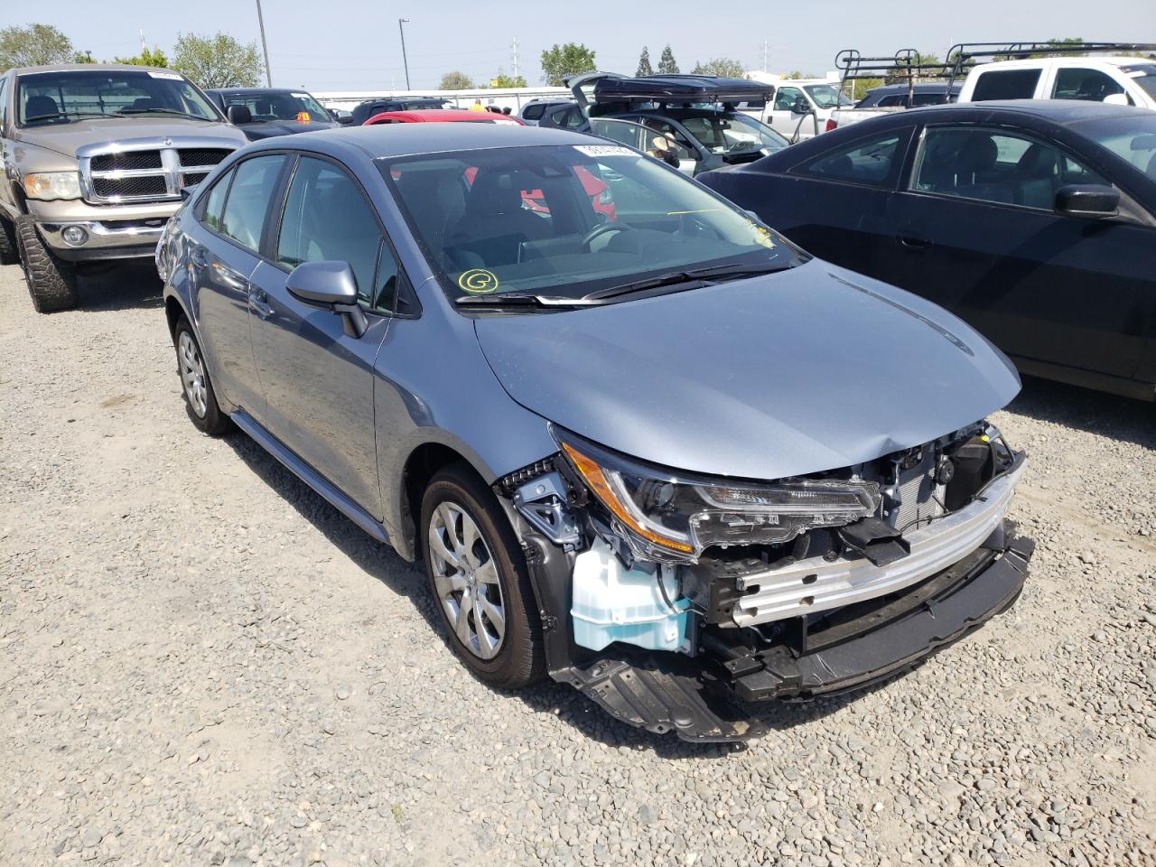TOYOTA COROLLA LE 2021 with VIN 5YFEPMAEXMP269945 - Photo from auction