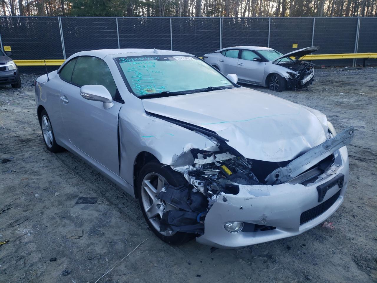LEXUS IS 350 2012 with VIN JTHFE2C24C2508256 - Photo from auction