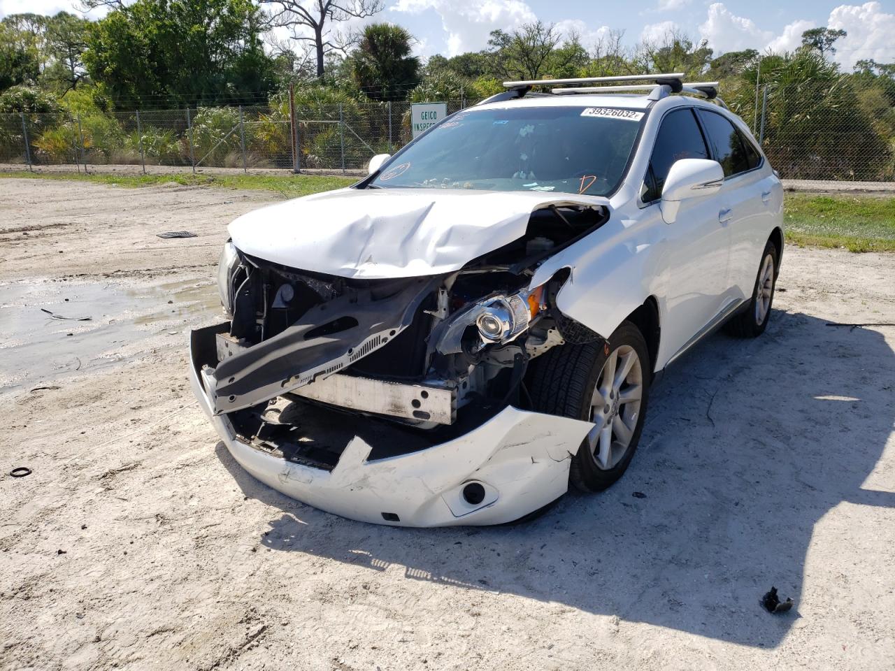 Photo 9 from auction – 2010 LEXUS RX 350 with VIN 2T2ZK1BA5AC038839