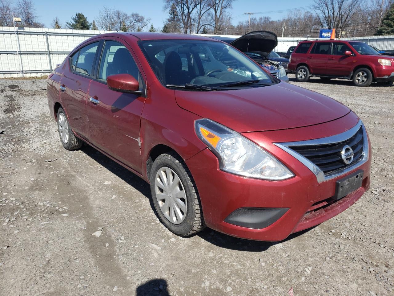 NISSAN VERSA S 2016 with VIN 3N1CN7AP4GL850622 - Photo from auction