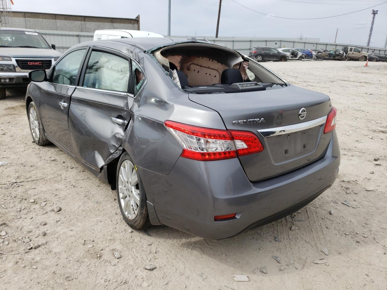 Photo 3 from auction – 2015 NISSAN SENTRA S with VIN 3N1AB7AP1FY252733