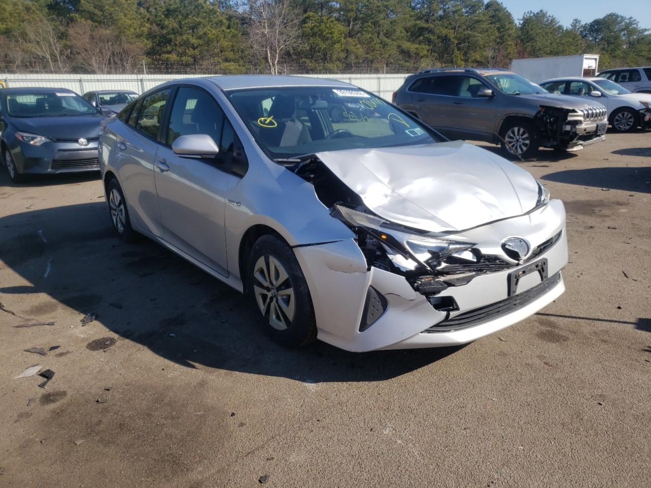 TOYOTA PRIUS 2016 with VIN JTDKBRFU7G3020773 - Photo from auction