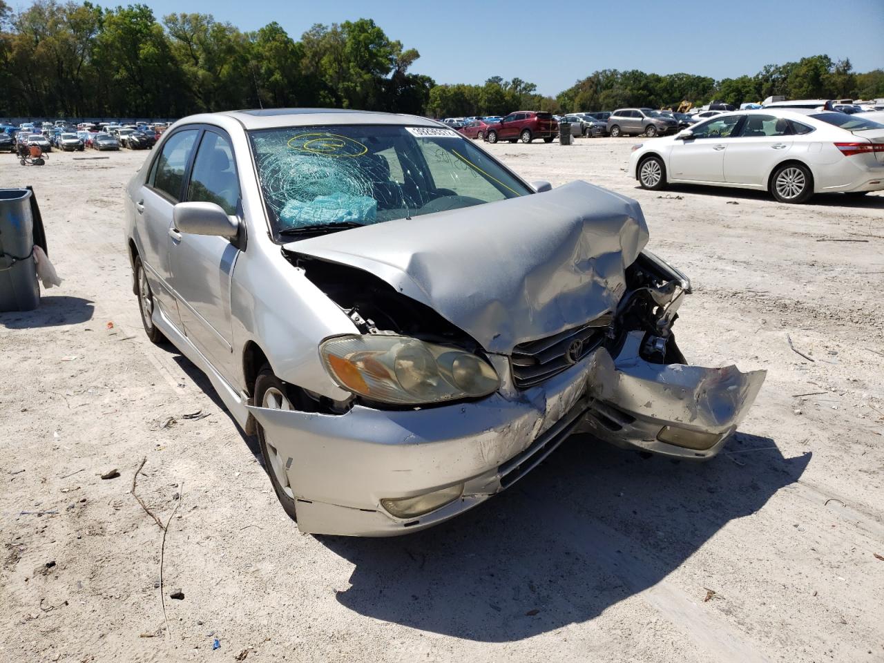 TOYOTA COROLLA CE 2003 with VIN 1NXBR32E93Z030907 - Photo from auction
