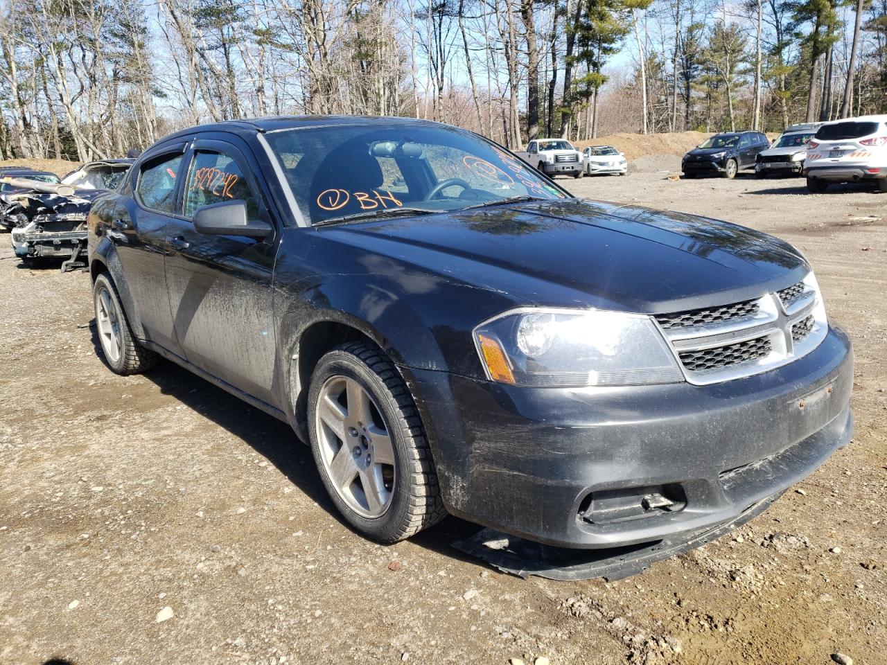 DODGE AVENGER EX 2011 with VIN 1B3BD4FB1BN606282 - Photo from auction