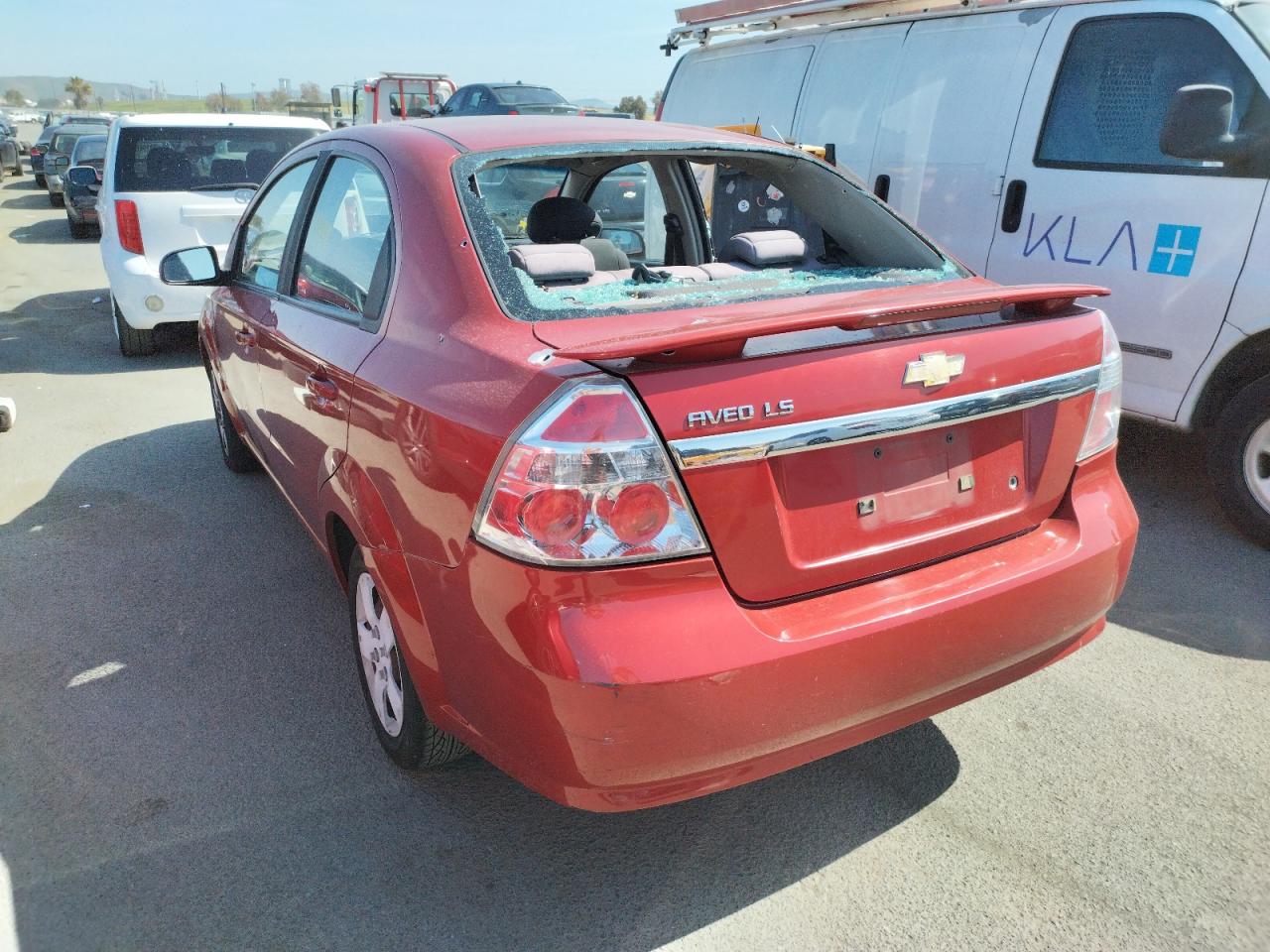 Photo 3 from auction – 2007 CHEVROLET AVEO BASE with VIN KL1TD56627B121760
