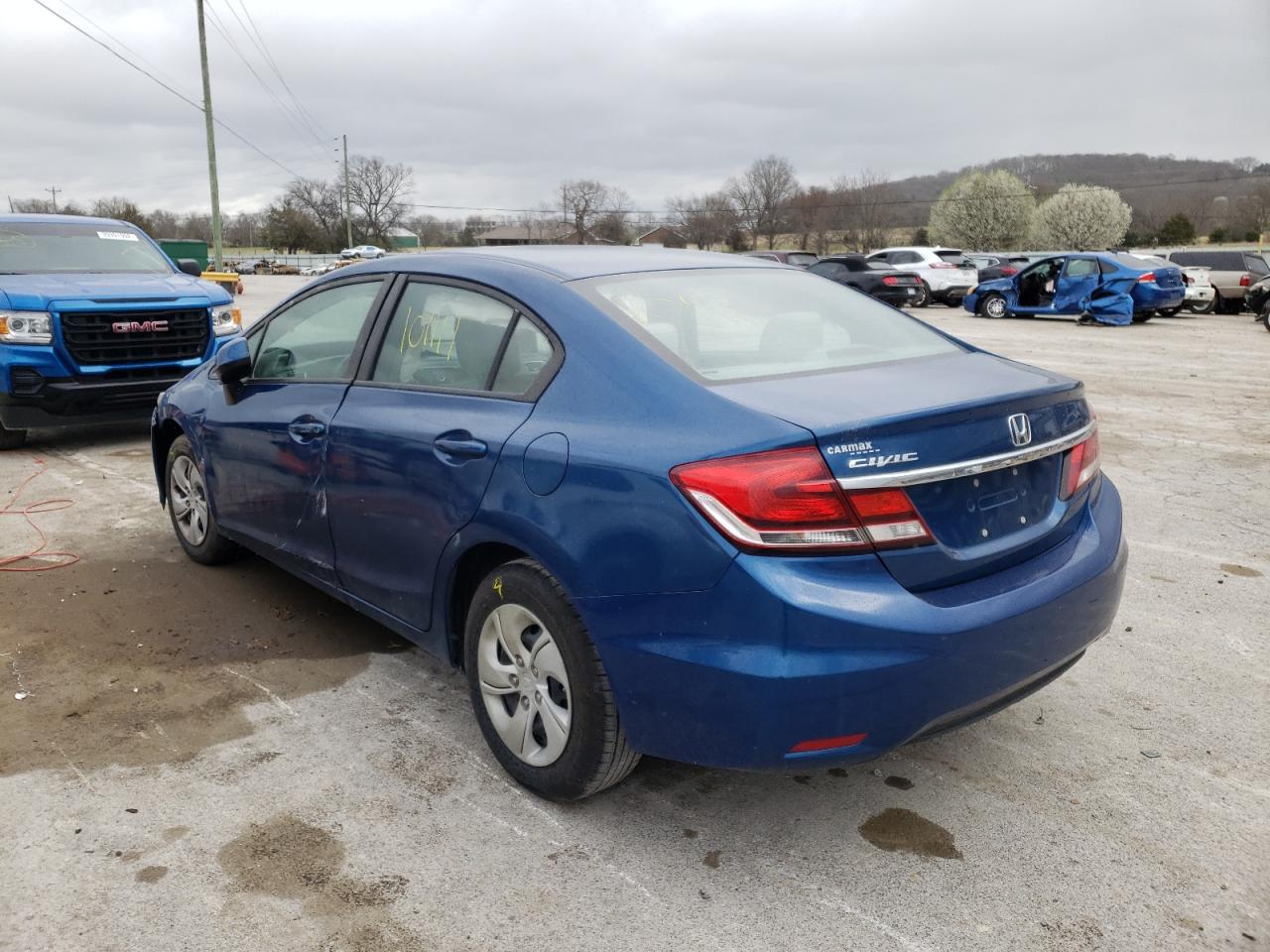 Photo 3 from auction – 2013 HONDA CIVIC LX with VIN 2HGFB2F53DH587137