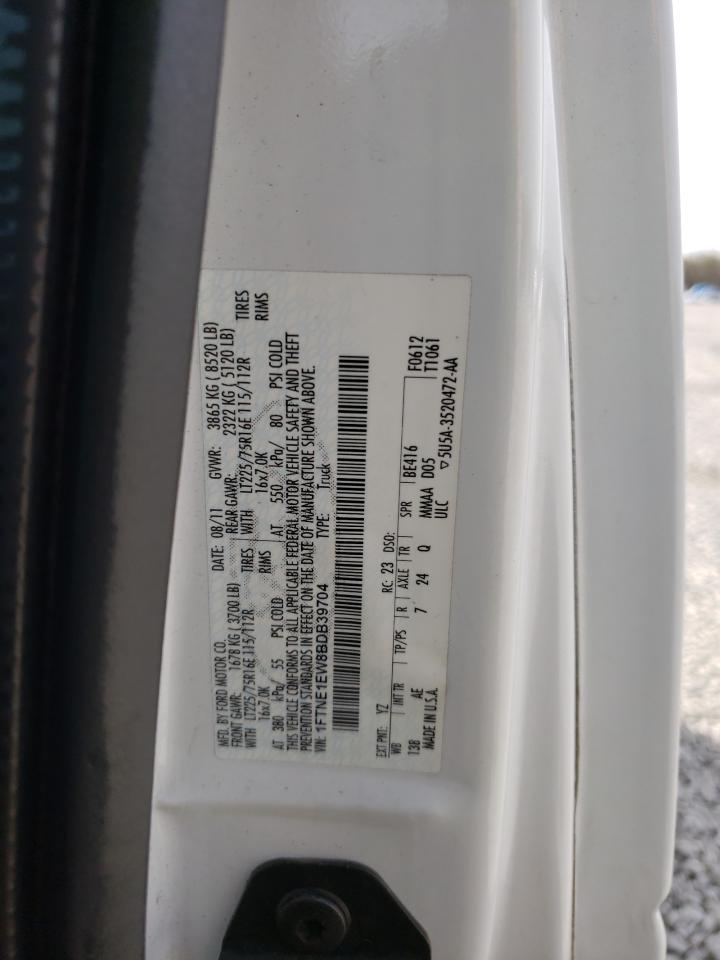 Photo 10 from auction – 2011 FORD ECONOLINE with VIN 1FTNE1EW8BDB39704