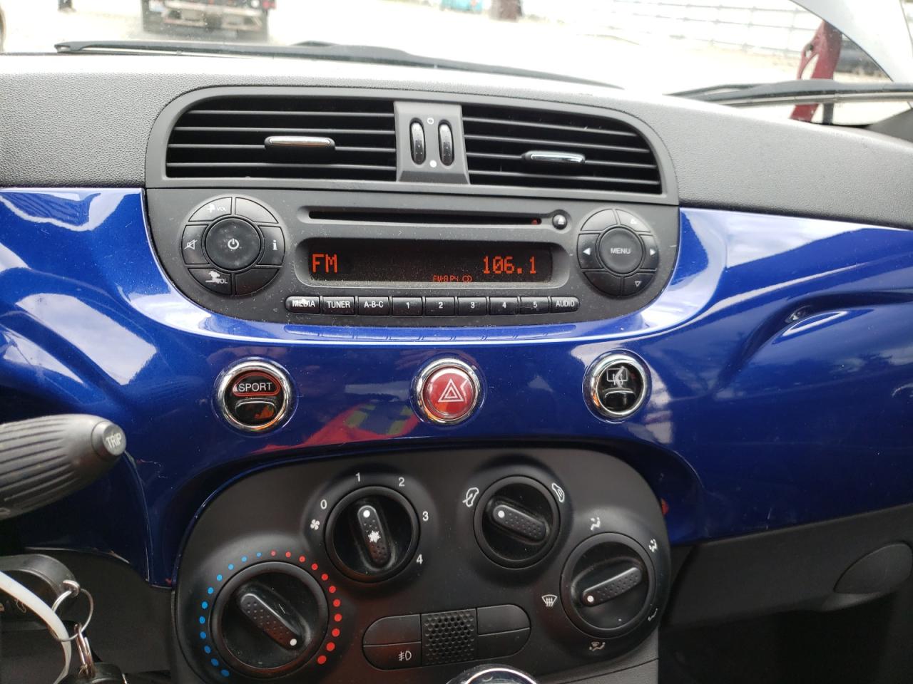 Photo 9 from auction – 2013 FIAT 500 SPORT with VIN 3C3CFFBR3DT514660