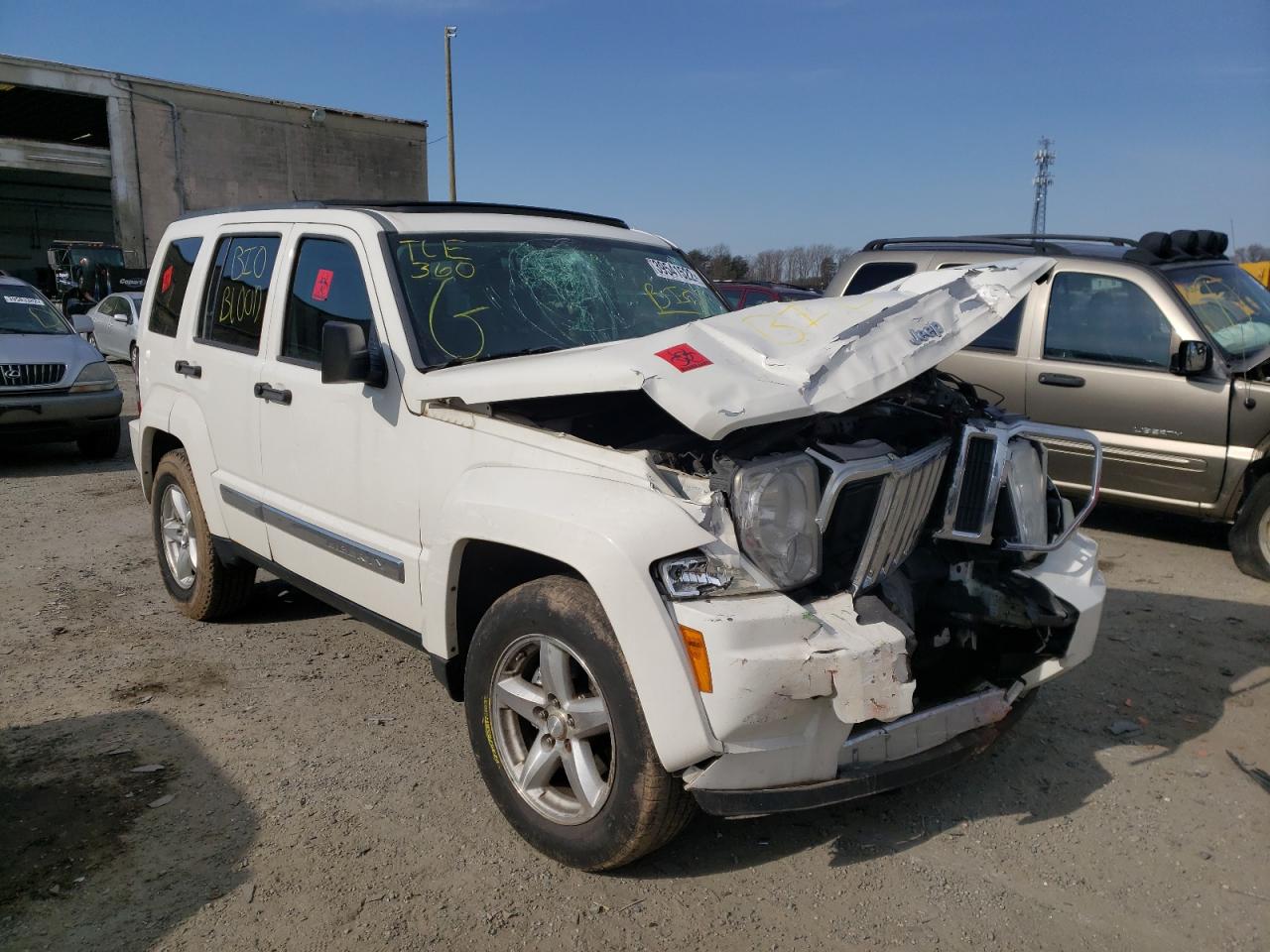 JEEP LIBERTY LI 2008 with VIN 1J8GN58K98W232102 - Photo from auction