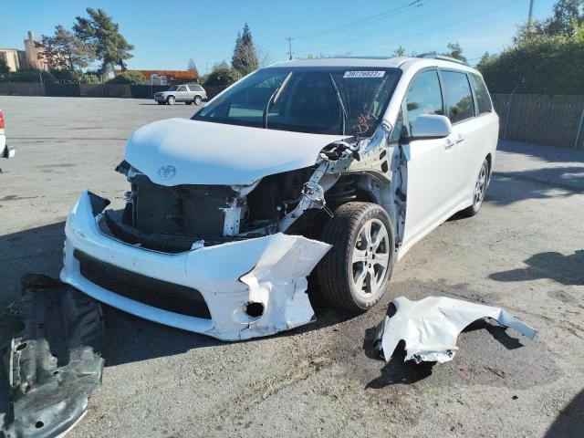 Photo 2 from auction – 2017 TOYOTA SIENNA SE with VIN 5TDXZ3DC8HS860828