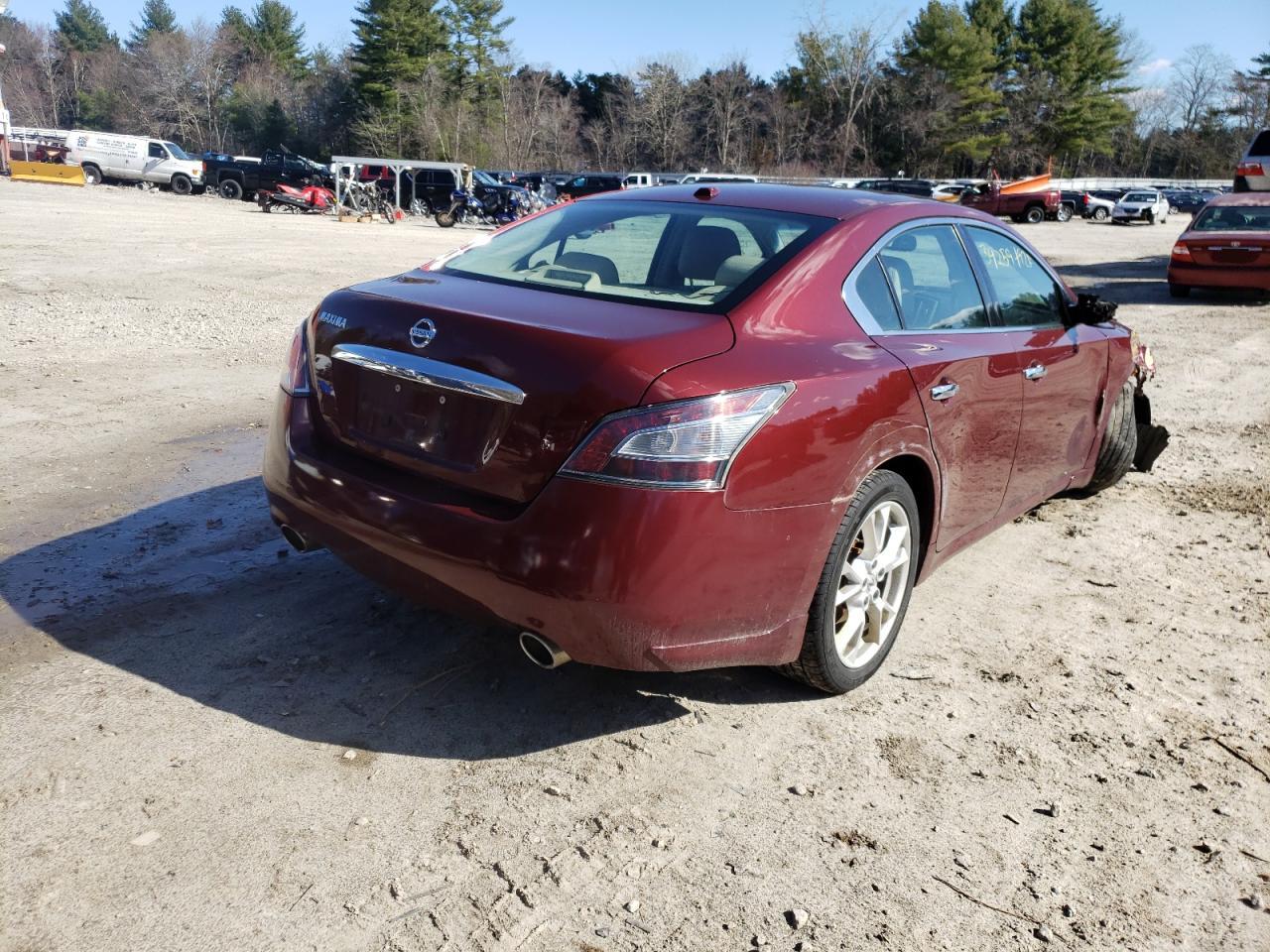 Photo 4 from auction – 2012 NISSAN MAXIMA S with VIN 1N4AA5AP2CC838047