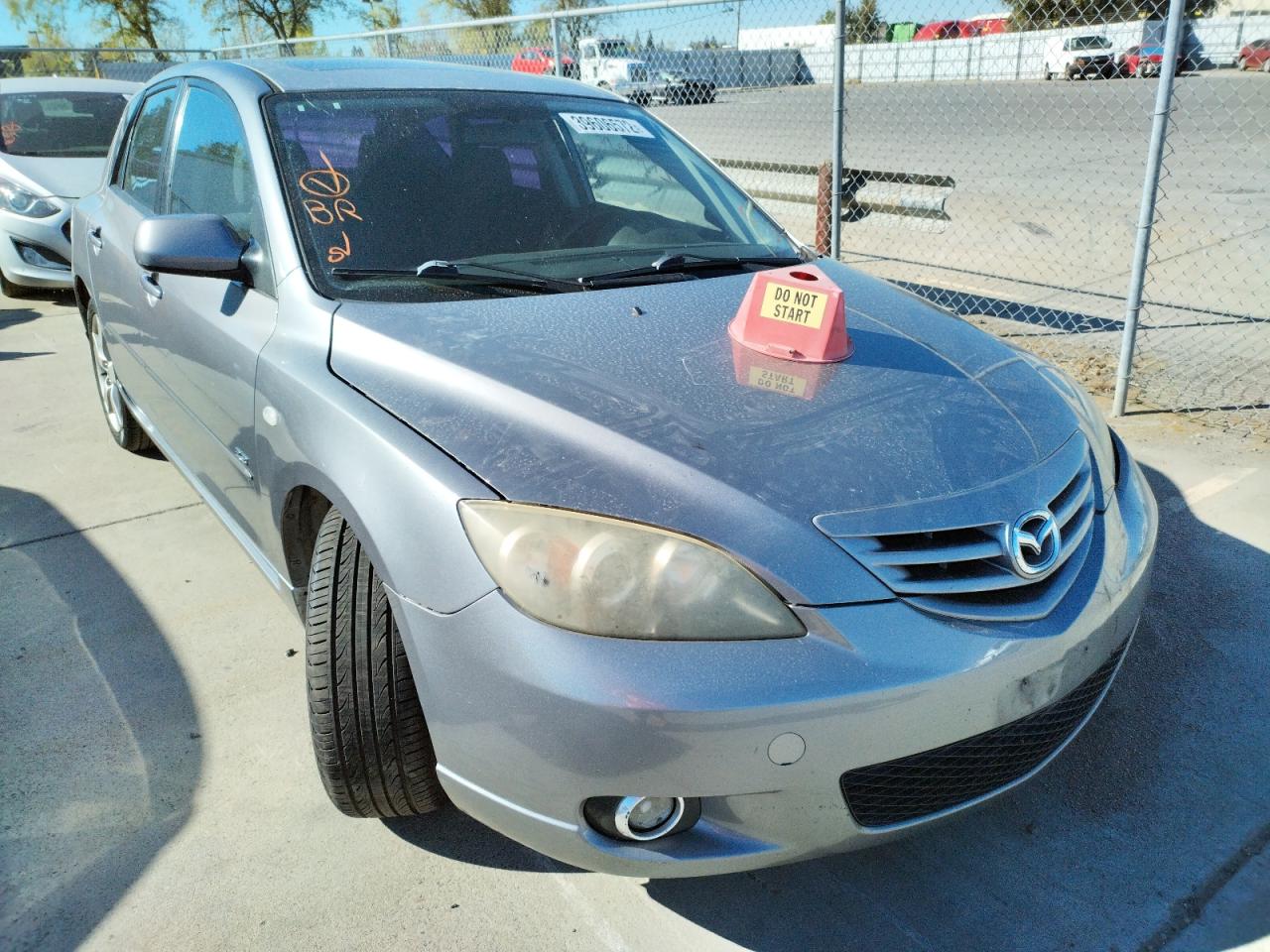 MAZDA 3 HATCHBAC 2006 with VIN JM1BK344161419804 - Photo from auction