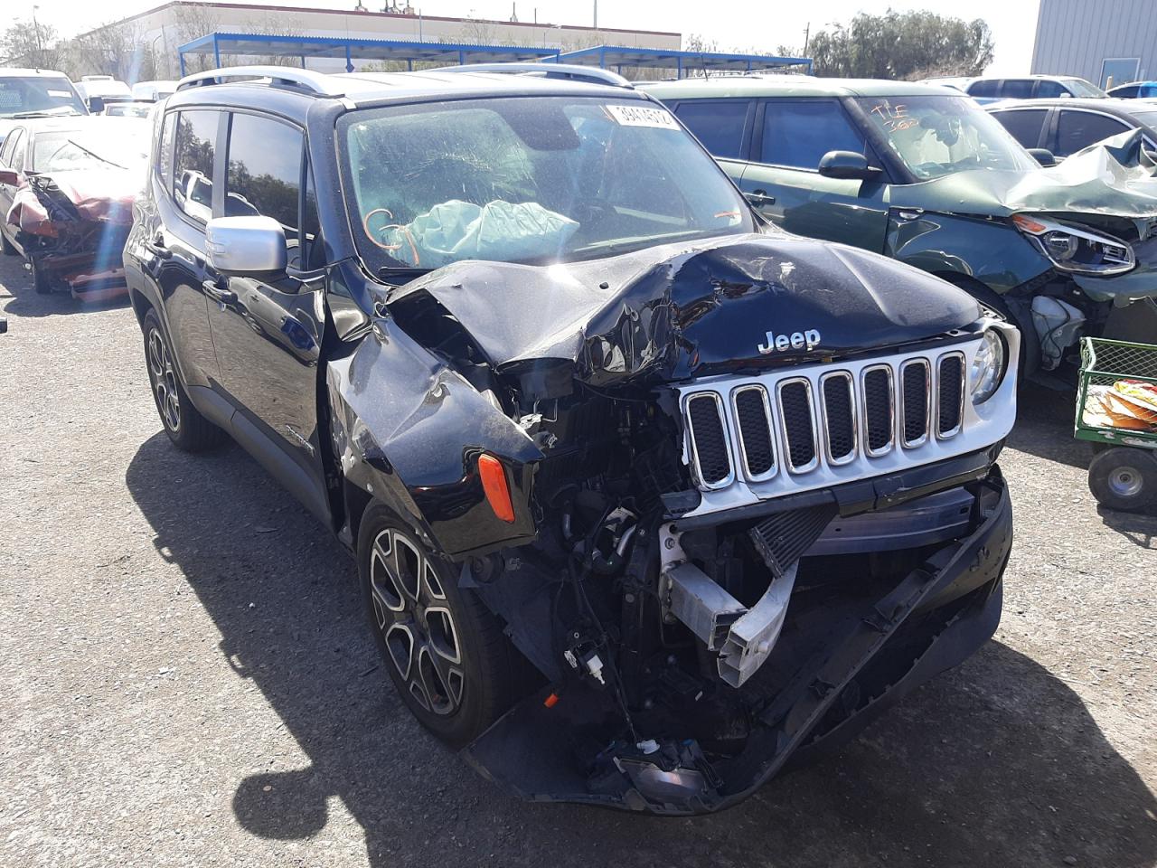 JEEP RENEGADE L 2015 with VIN ZACCJADTXFPB46493 - Photo from auction
