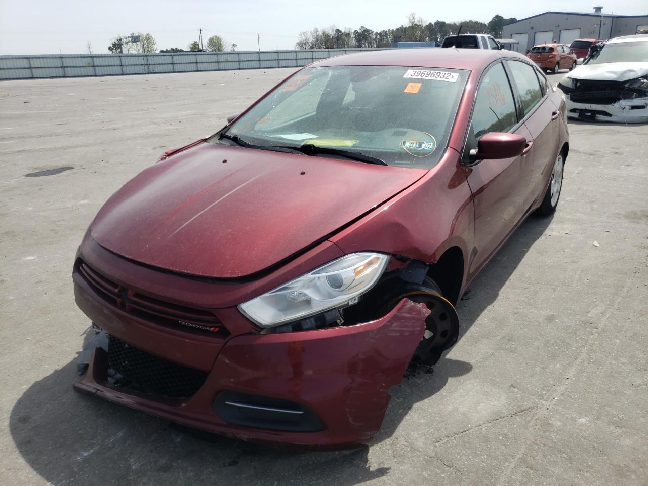 Photo 2 from auction – 2015 DODGE DART SE with VIN 1C3CDFAA8FD299237