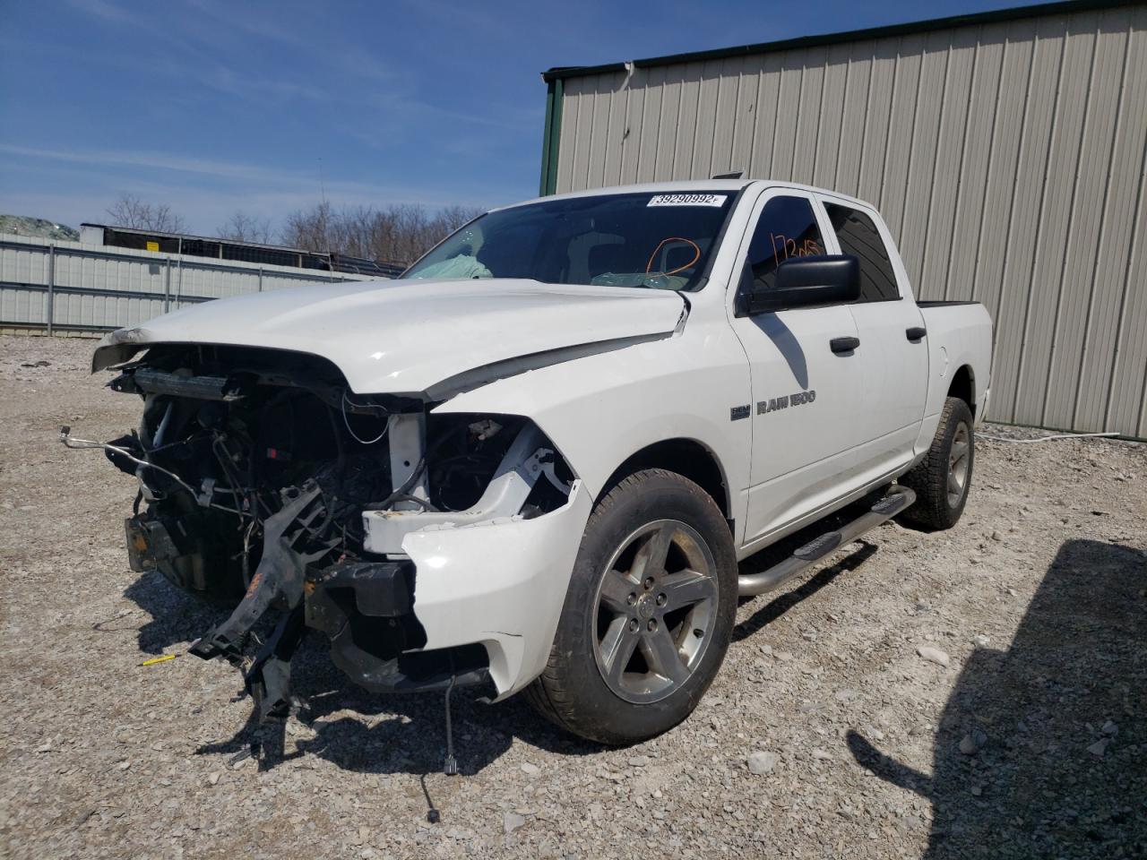Photo 2 from auction – 2012 DODGE RAM 1500 S with VIN 1C6RD7KT8CS340461