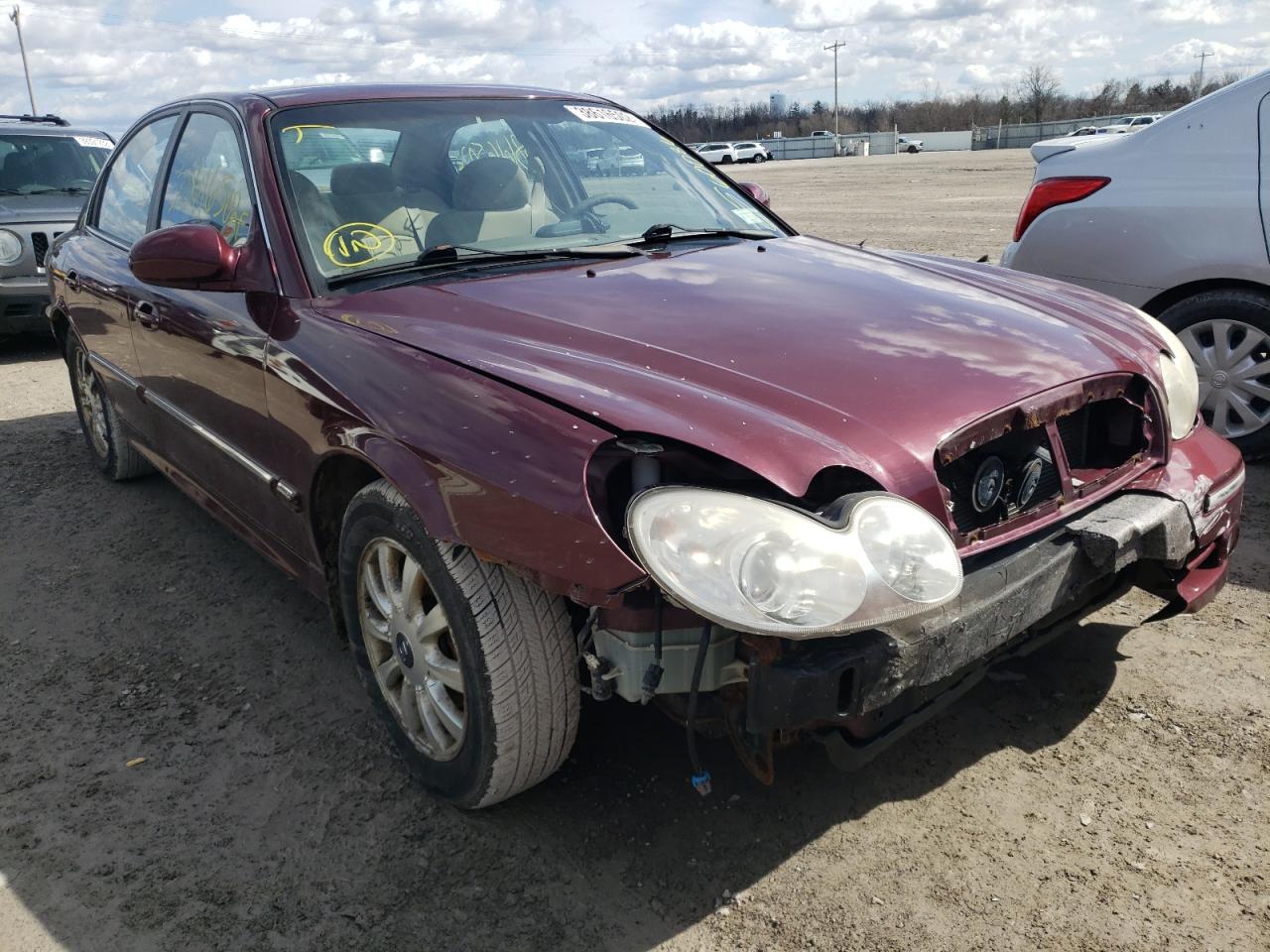 HYUNDAI SONATA GLS 2004 with VIN KMHWF35H34A053067 - Photo from auction