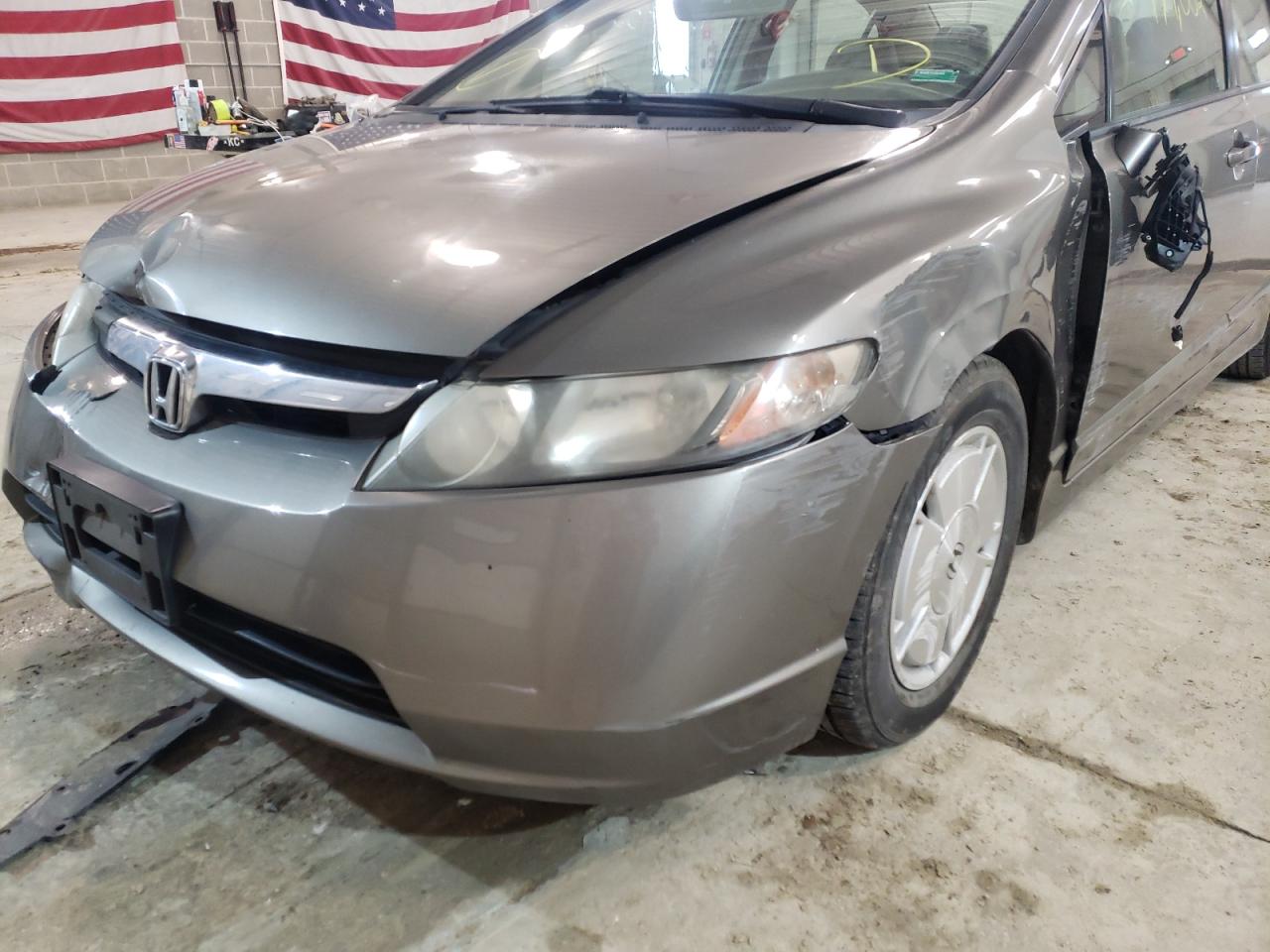 Photo 9 from auction – 2008 HONDA CIVIC HYBR with VIN JHMFA36238S019481