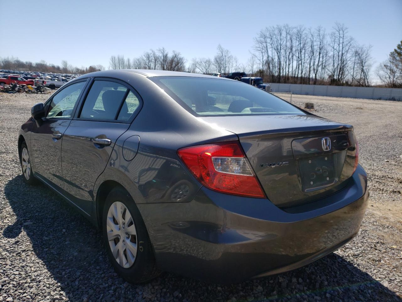 Photo 3 from auction – 2012 HONDA CIVIC LX with VIN 19XFB2F56CE312659