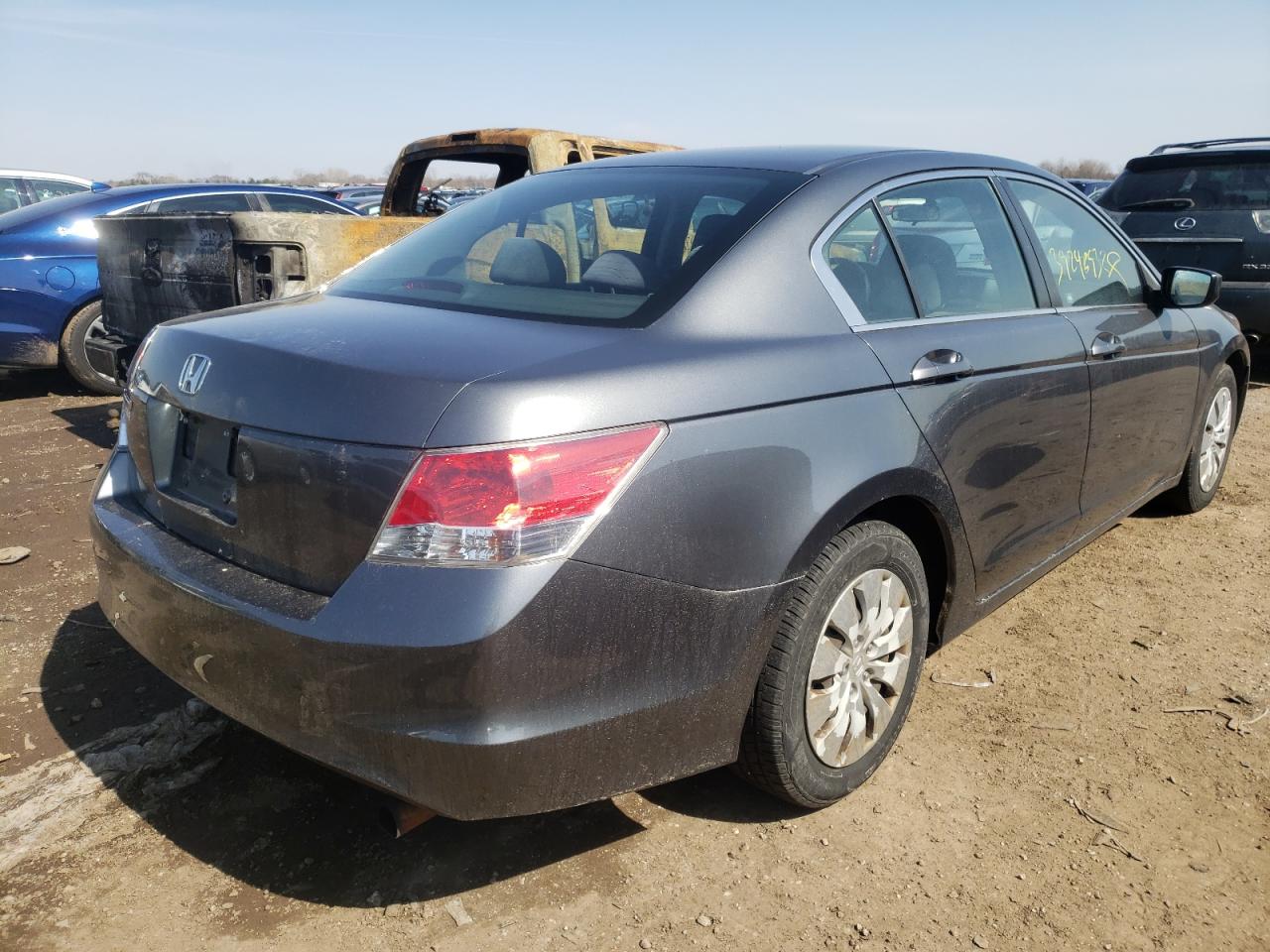 Photo 4 from auction – 2010 HONDA ACCORD LX with VIN 1HGCP2F35AA097019