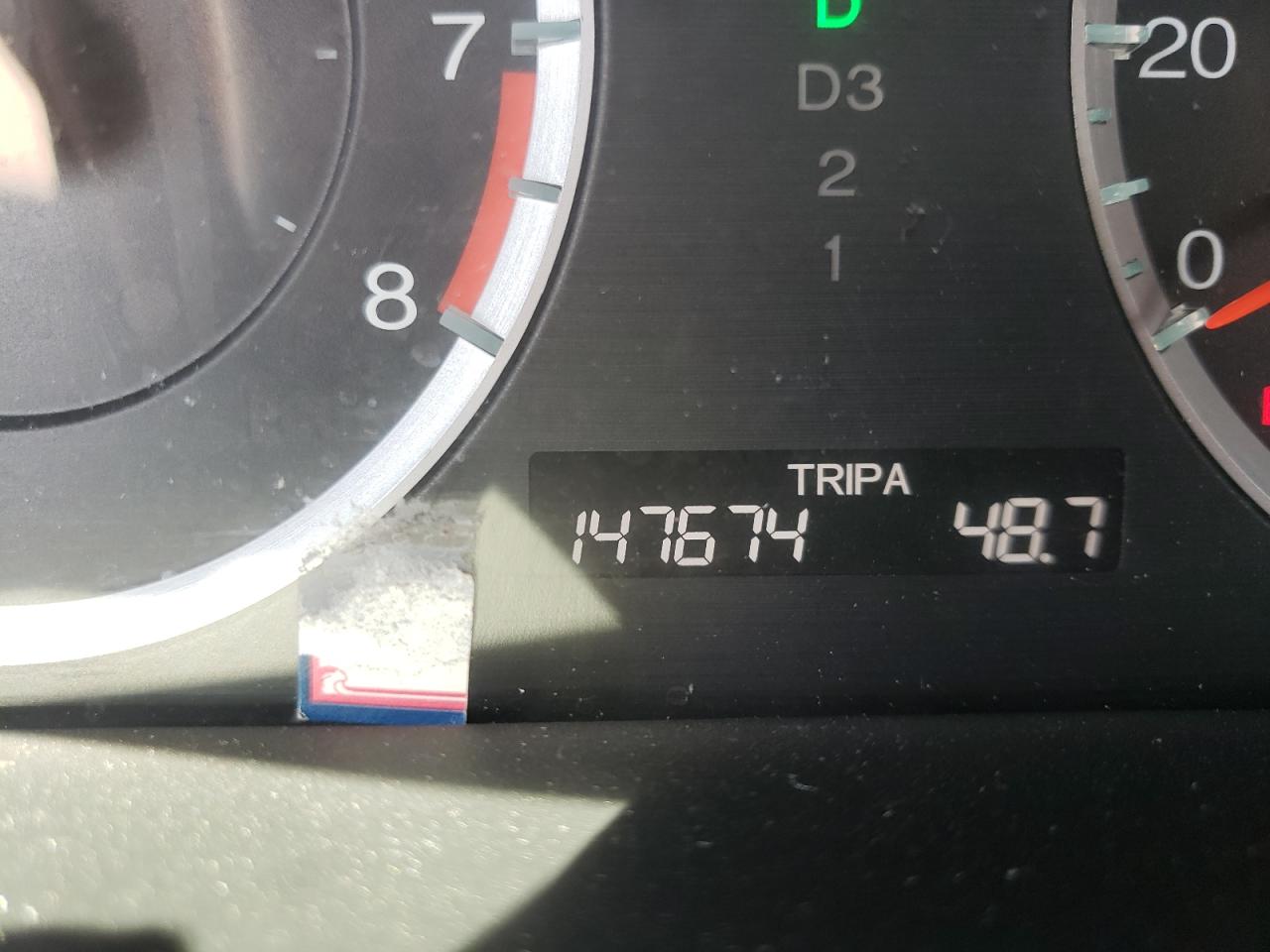 Photo 8 from auction – 2012 HONDA ACCORD EXL with VIN 1HGCP2F87CA183804