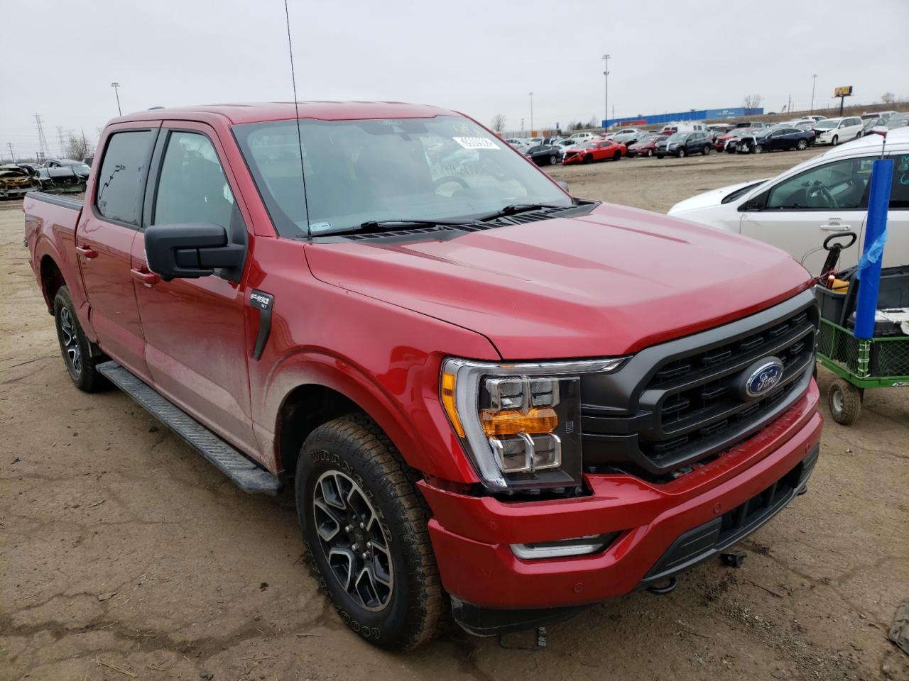 FORD F150 SUPER 2021 with VIN 1FTEW1EPXMKD14409 - Photo from auction