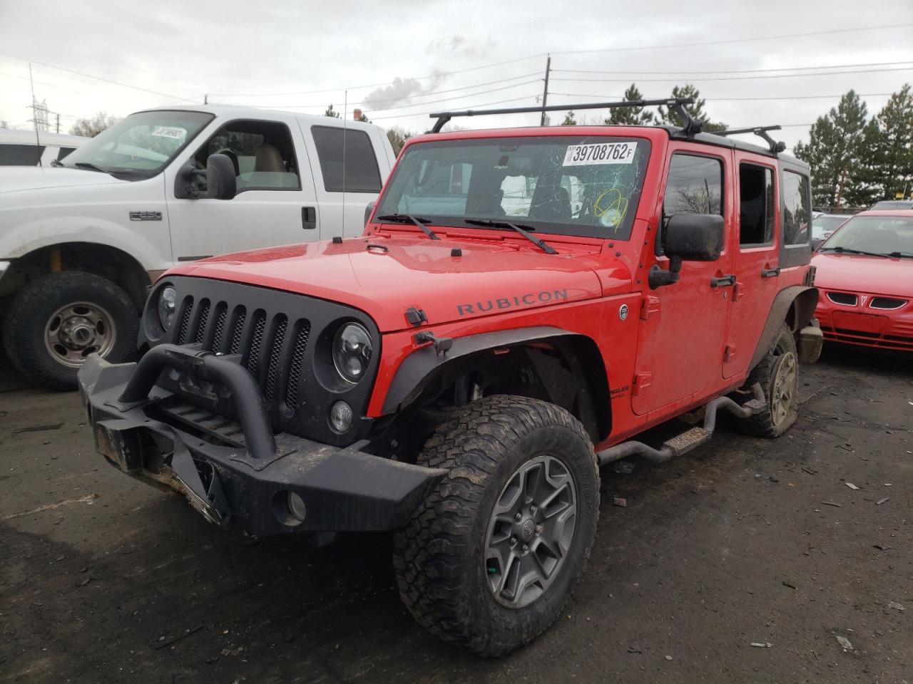 Photo 2 from auction – 2014 JEEP WRANGLER U with VIN 1C4BJWFG7EL325439