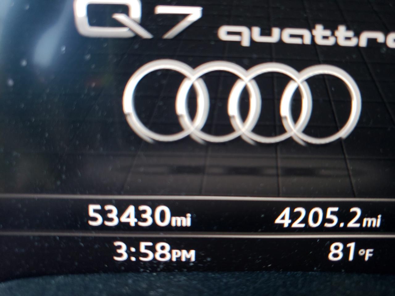 Photo 8 from auction – 2018 AUDI Q7 PREMIUM with VIN WA1LAAF72JD004446