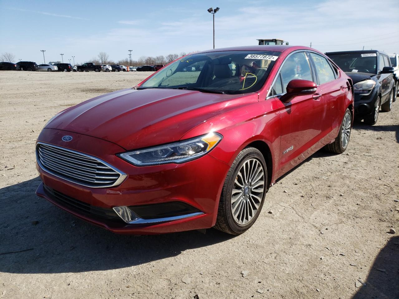 Photo 2 from auction – 2018 FORD FUSION SE with VIN 3FA6P0LU9JR190702