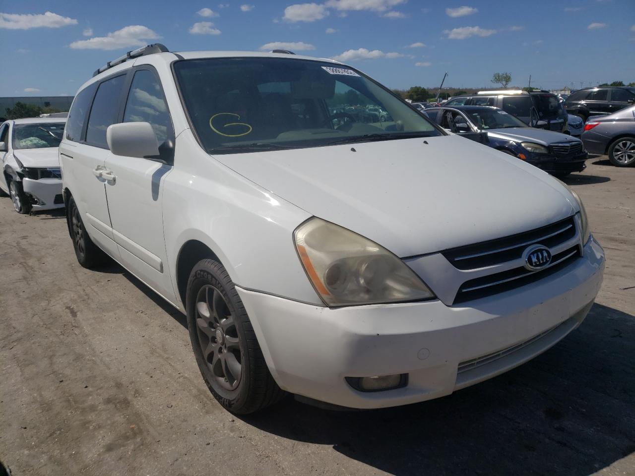 KIA SEDONA EX 2007 with VIN KNDMB233276121035 - Photo from auction