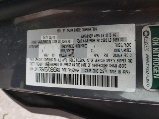 Photo 10 from auction – 2010 MAZDA 5 with VIN JM1CR2W35A0386948