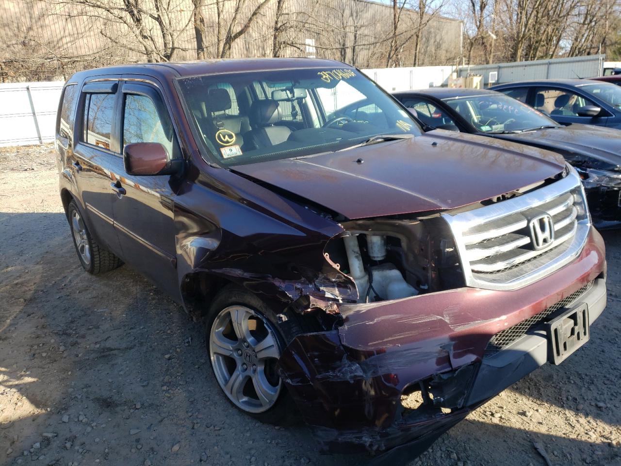Photo 9 from auction – 2013 HONDA PILOT EXLN with VIN 5FNYF4H7XDB066413
