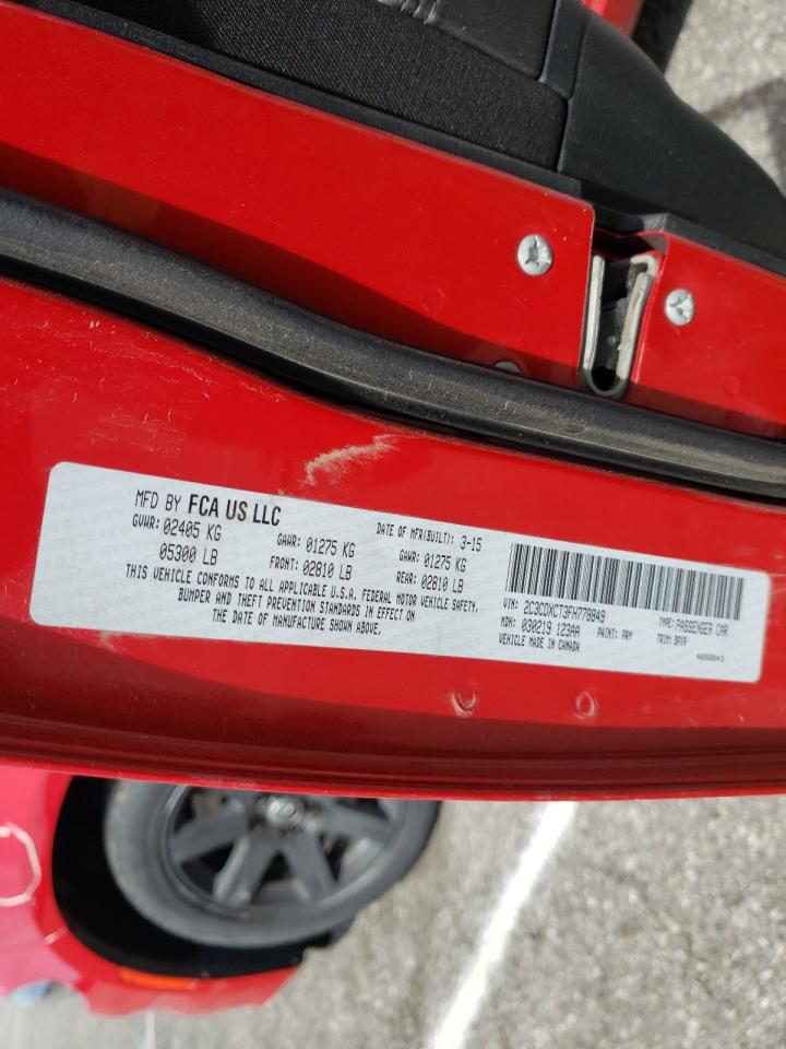 Photo 10 from auction – 2015 DODGE CHARGER R/ with VIN 2C3CDXCT3FH778849