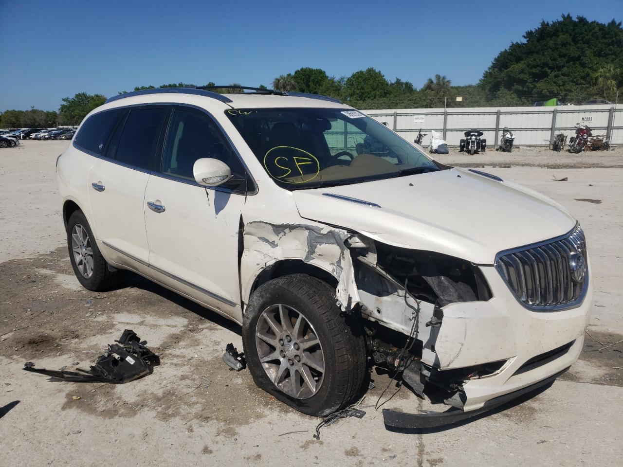 BUICK ENCLAVE 2015 with VIN 5GAKRBKD2FJ315638 - Photo from auction