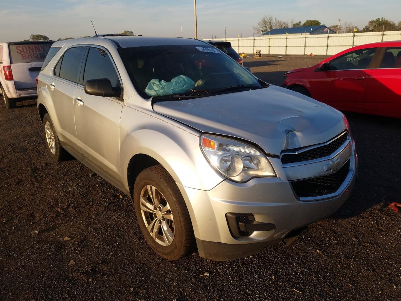 CHEVROLET EQUINOX LS 2011 with VIN 2GNALBECXB1316031 - Photo from auction