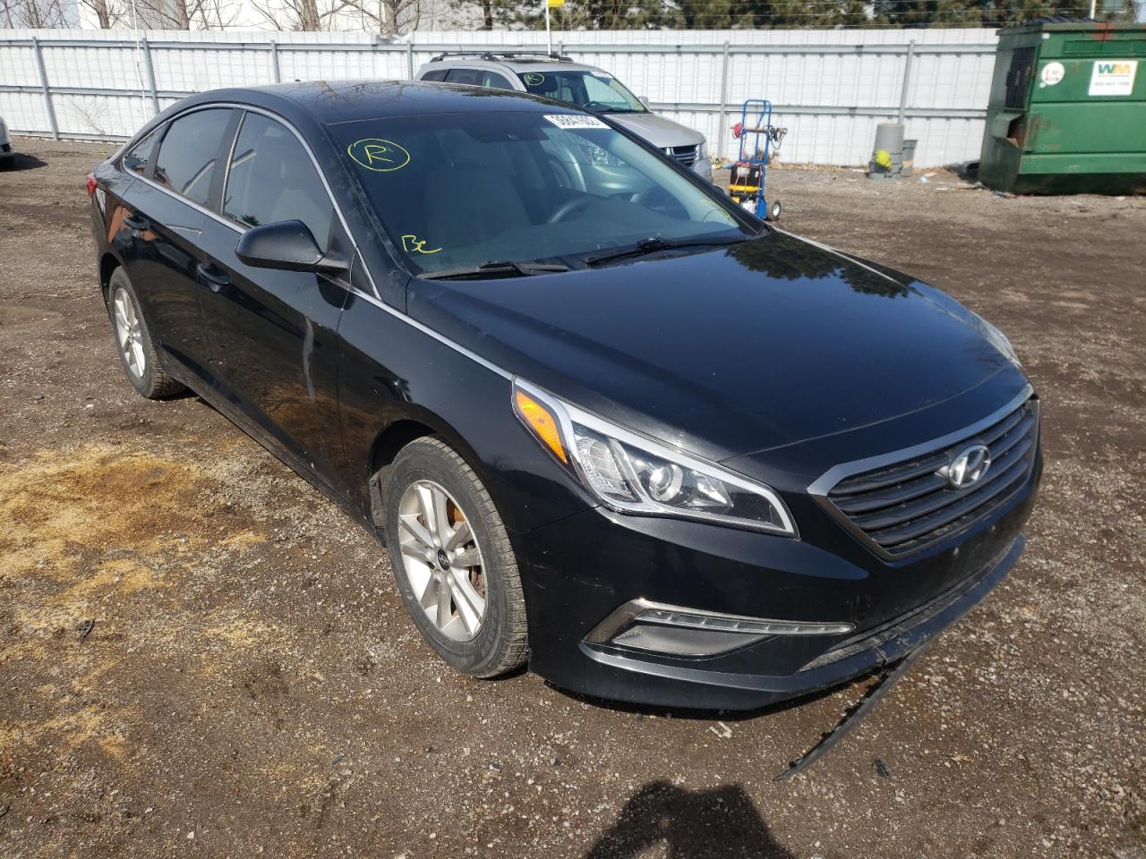 HYUNDAI SONATA SE 2015 with VIN 5NPE24AF4FH048204 - Photo from auction