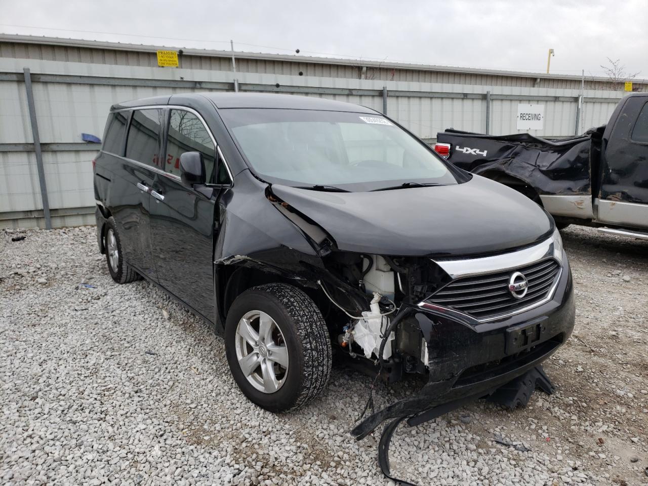 NISSAN QUEST S 2015 with VIN JN8AE2KP7F9122388 - Photo from auction