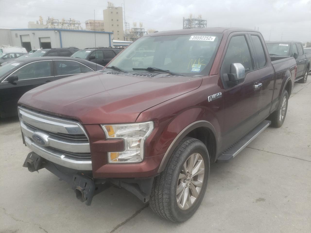 Photo 2 from auction – 2016 FORD F150 SUPER with VIN 1FTEX1CF5GFB98430