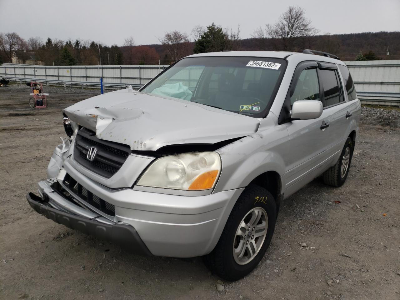 Photo 2 from auction – 2004 HONDA PILOT EXL with VIN 2HKYF18534H595717