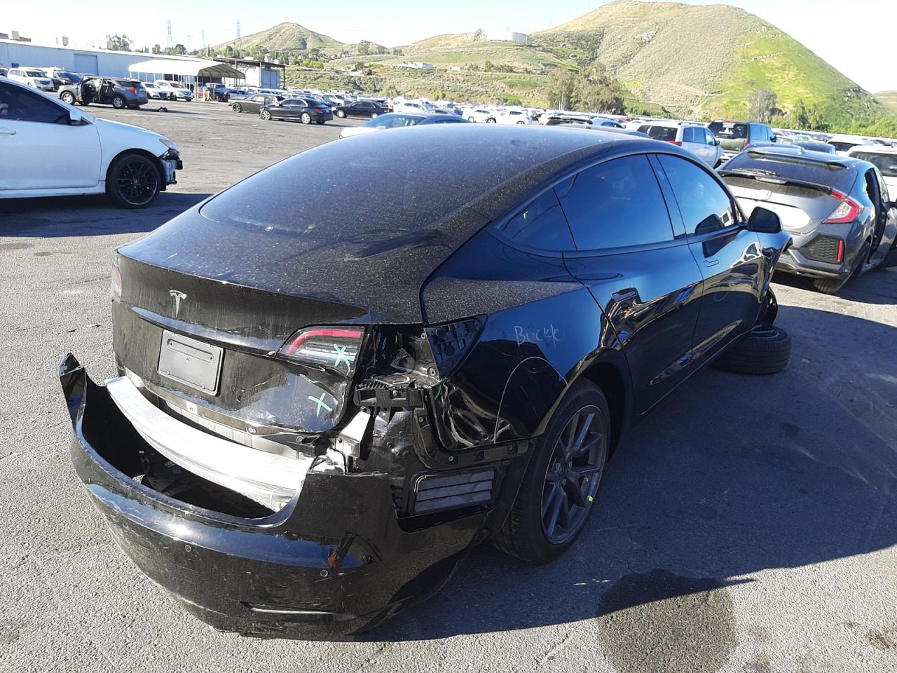 Photo 4 from auction – 2021 TESLA MODEL 3 with VIN 5YJ3E1EAXMF920845