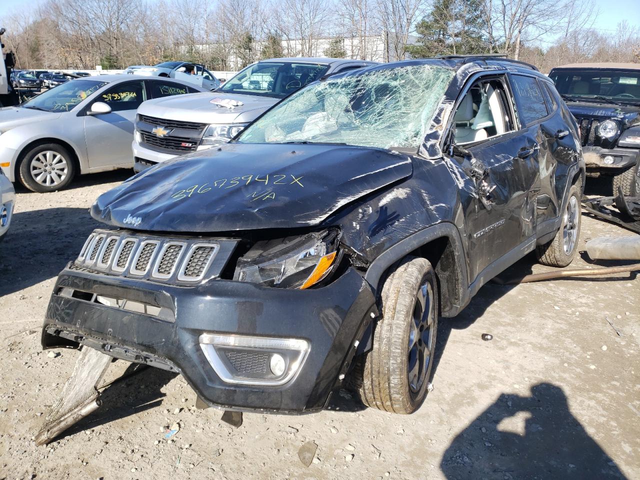 Photo 2 from auction – 2020 JEEP COMPASS LI with VIN 3C4NJDCB4LT238528