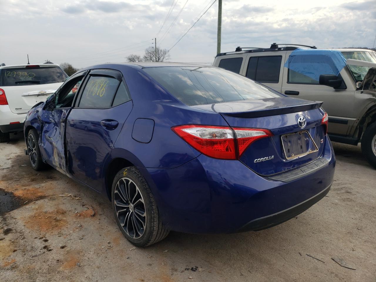 Photo 3 from auction – 2014 TOYOTA COROLLA L with VIN 5YFBURHEXEP117647