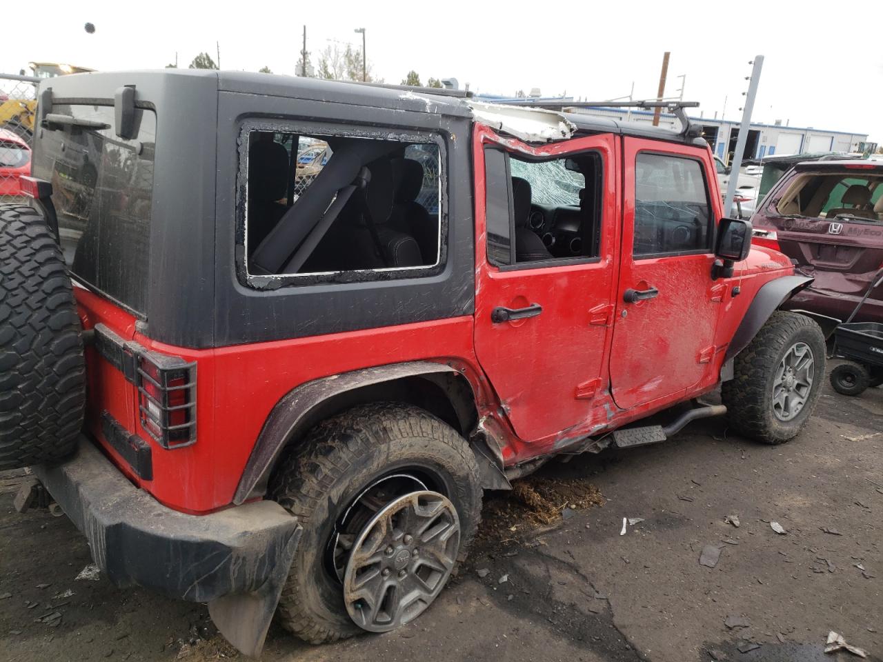 Photo 9 from auction – 2014 JEEP WRANGLER U with VIN 1C4BJWFG7EL325439