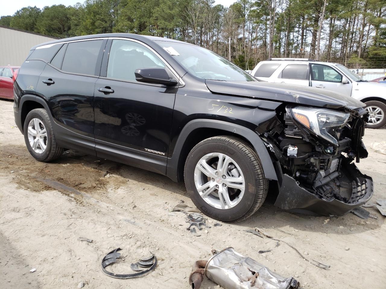 GMC TERRAIN SL 2020 with VIN 3GKALMEV0LL159555 - Photo from auction