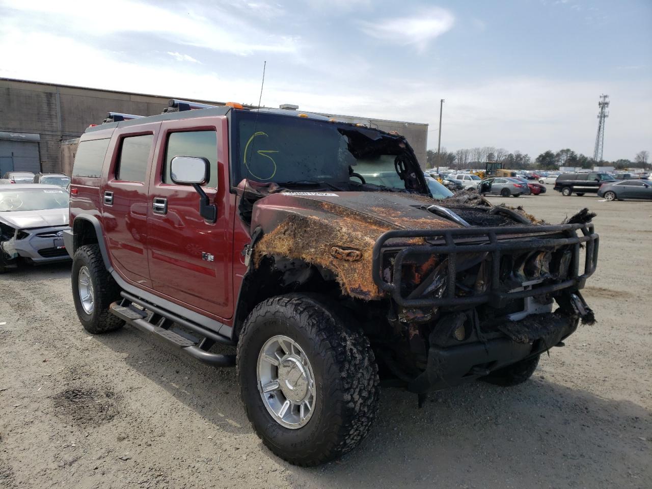 HUMMER H2 2005 with VIN 5GRGN23U65H123111 - Photo from auction