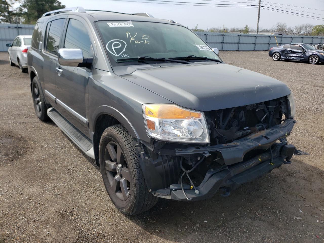 NISSAN ARMADA SV 2012 with VIN 5N1BA0NFXCN618058 - Photo from auction