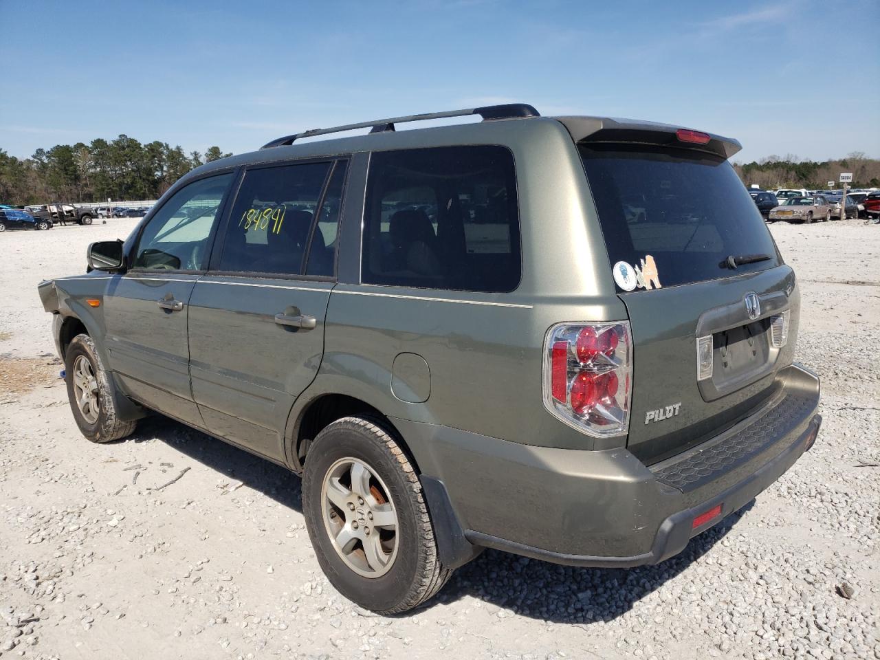 Photo 3 from auction – 2007 HONDA PILOT EXL with VIN 5FNYF28597B003858