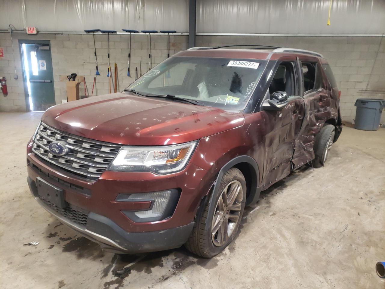 Photo 2 from auction – 2016 FORD EXPLORER X with VIN 1FM5K8D86GGB57544
