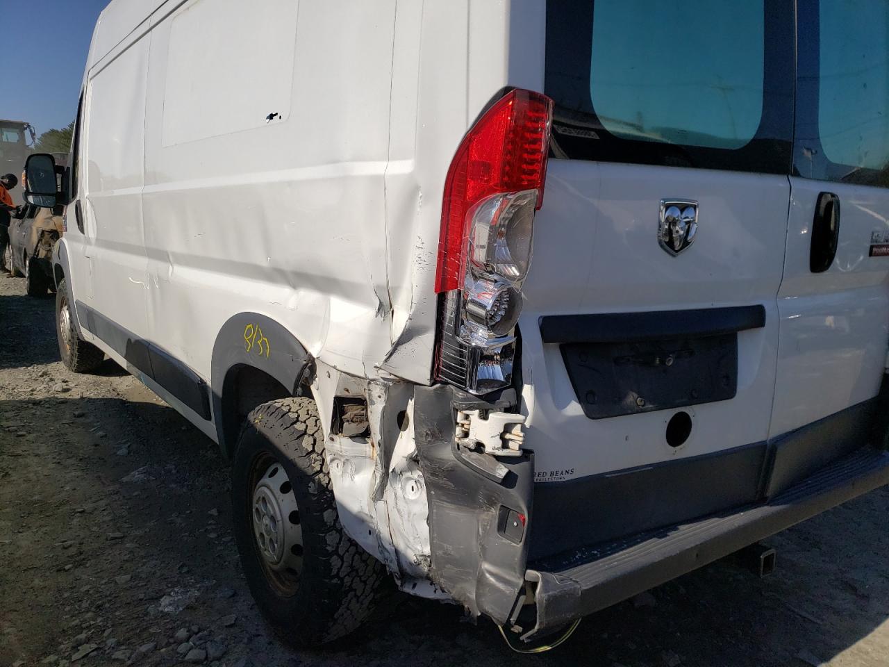 Photo 9 from auction – 2014 RAM PROMASTER with VIN 3C6TRVDG1EE102517